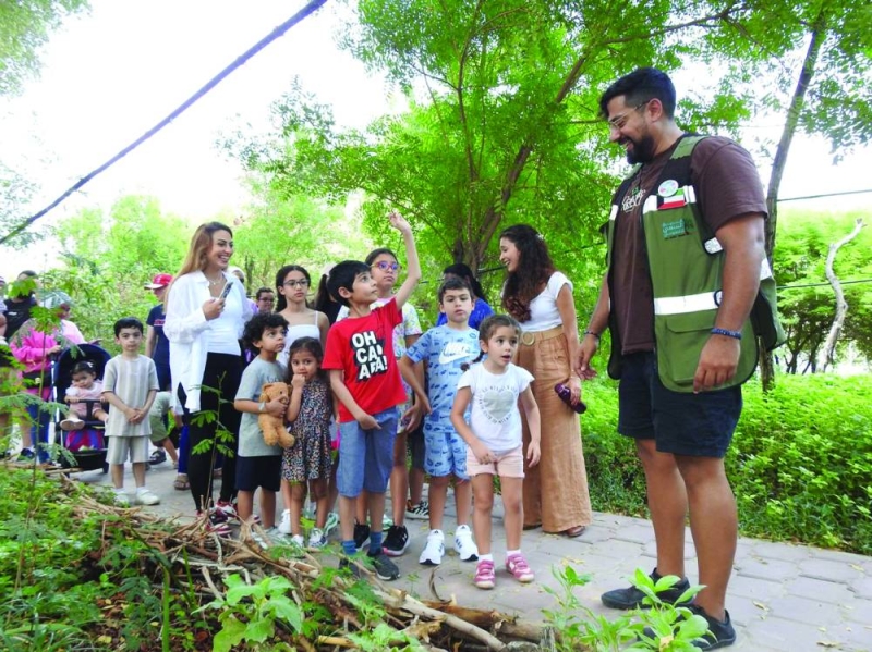 أحد الأنشطة في المحمية