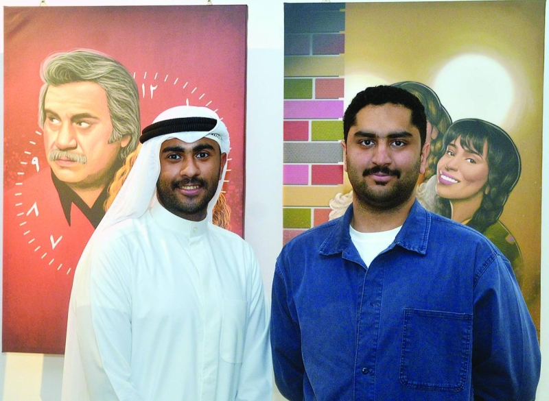 


صالح عبدالرضا وفهد الرشيد 	  (تصوير سعود سالم) 