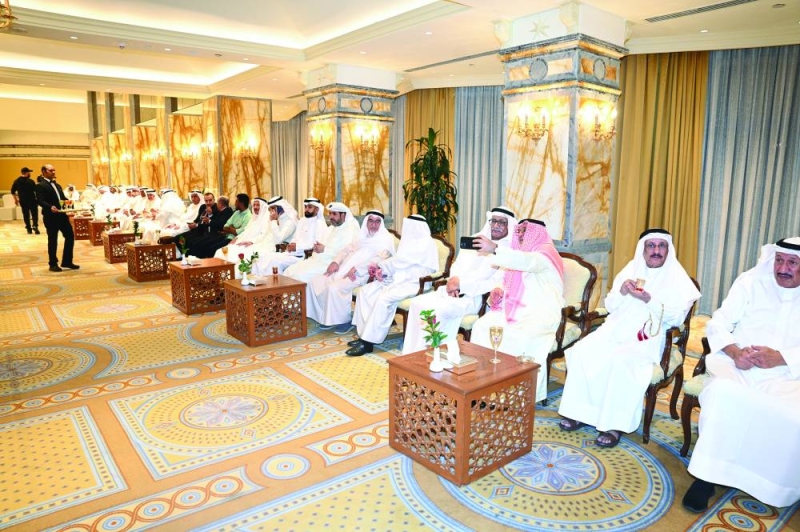 حضور كبير لحفل الاستقبال 