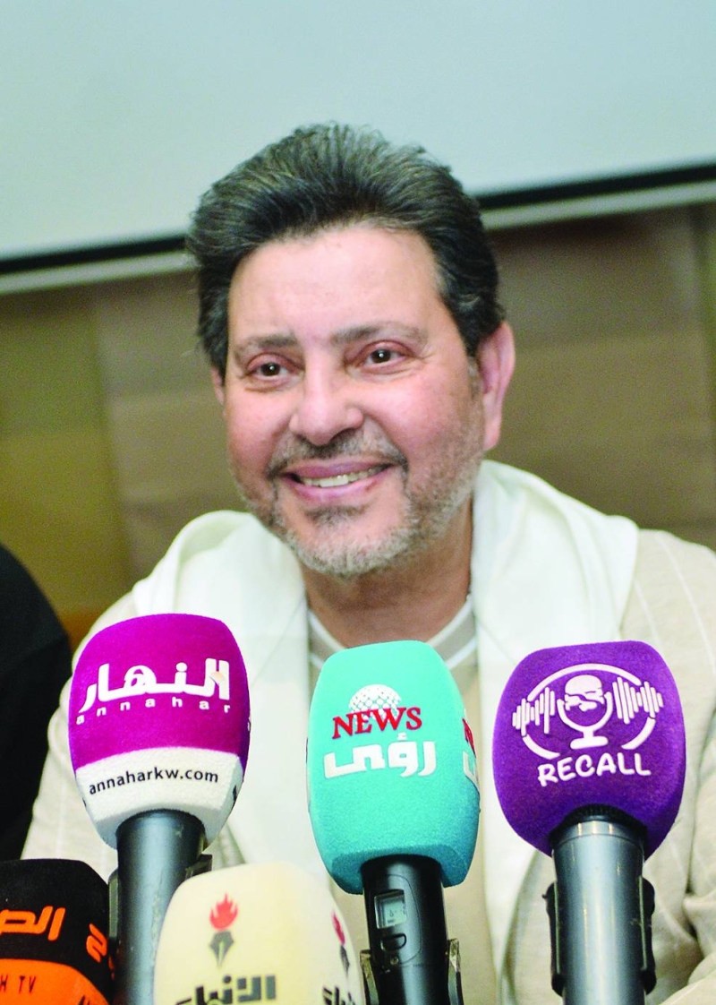 


هاني شاكر متحدثاً في المؤتمر 