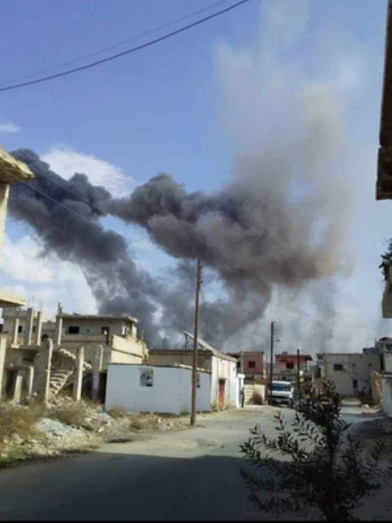 قصف إسرائيلي للقصير 