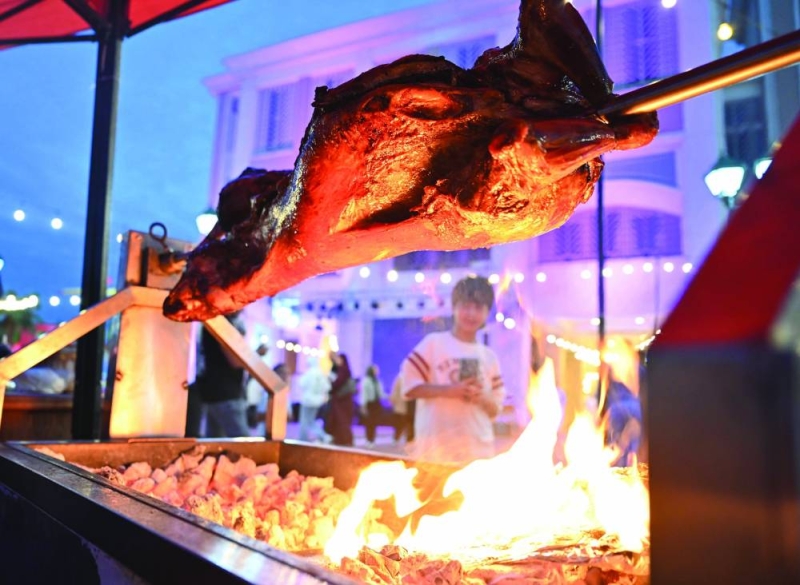 من أجواء المهرجان (تصوير أسعد عبدالله)