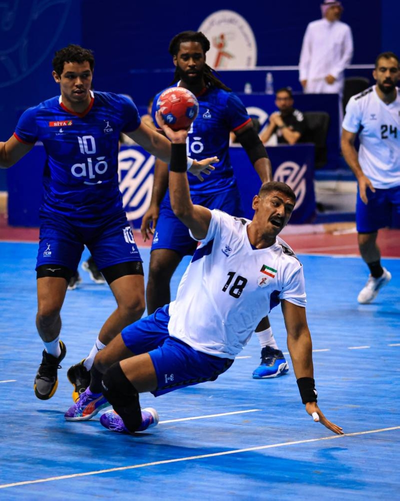 من مباراة الكويت والرأس الأخضر
