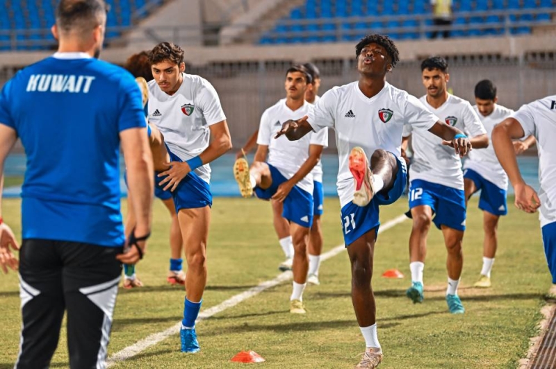 من تدريبات «الأزرق الأولمبي»
