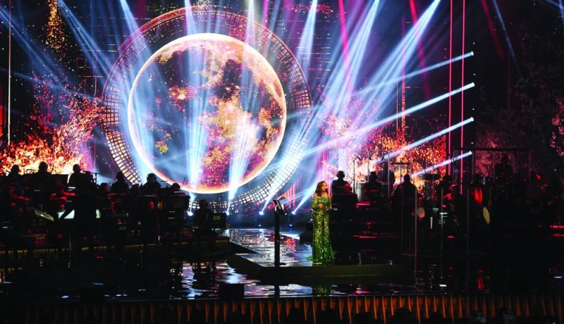 من أجواء حفل أنغام (تصوير سعود سالم)