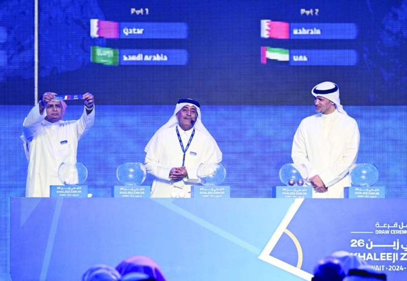 


جانب من سحب القرعة 