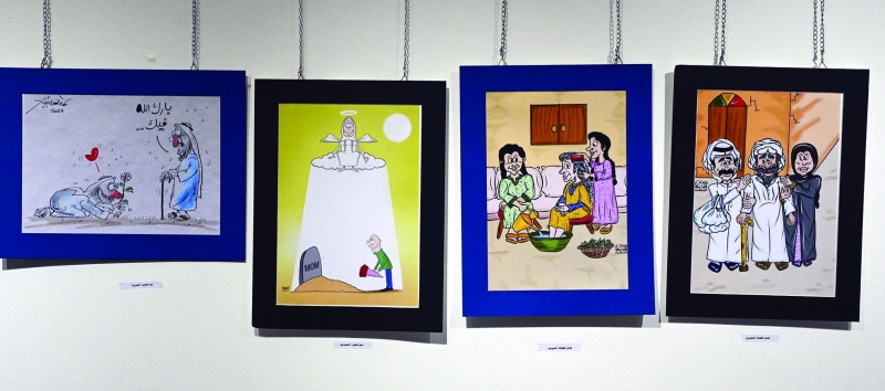 


جانب من المعرض 