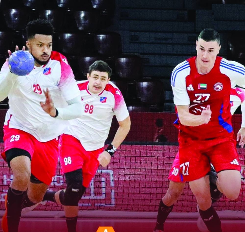 جانب من مباراة الكويت والشارقة