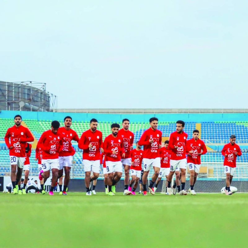 


لاعبو منتخب مصر في تدريب سابق 