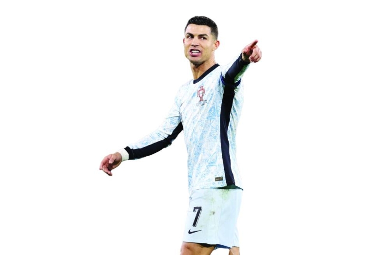 كريستيانو رونالدو يأمل قيادة البرتغال إلى النهائيات 