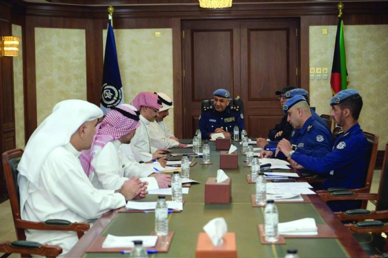 جانب من الاجتماع المشترك بين ممثلي الجهتين