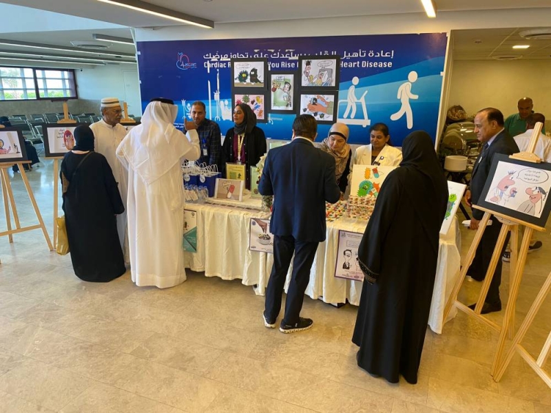 جانب من تفاعل المراجعين مع الفعالية 