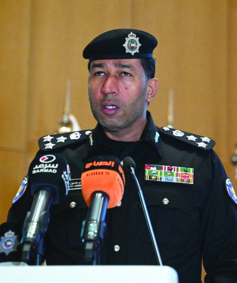 العميد الوهيب متحدثاً