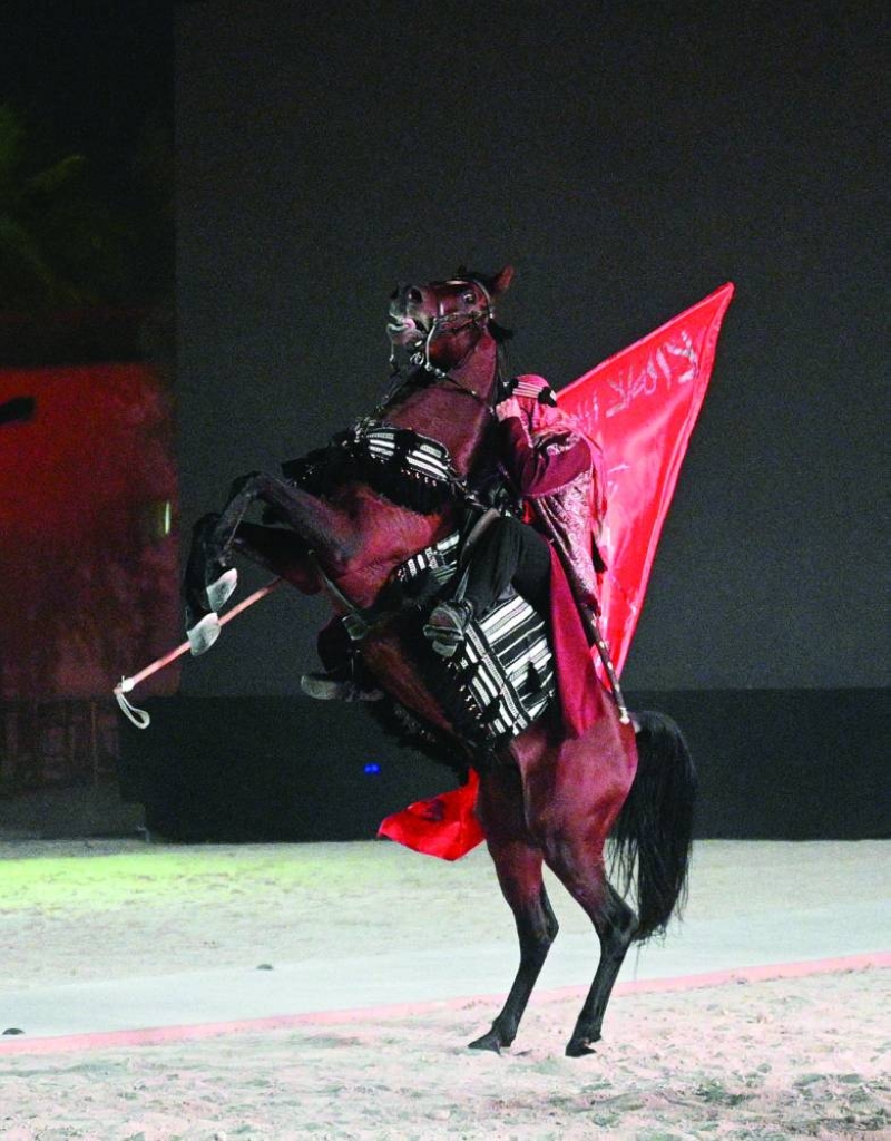 


استعراض أحد الخيّالة 