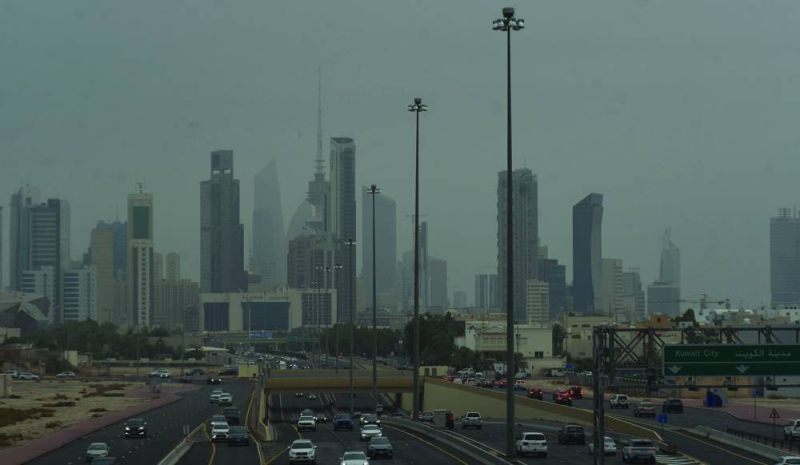 حالة مطرية جميلة شهدتها البلاد (تصوير سعود سالم)