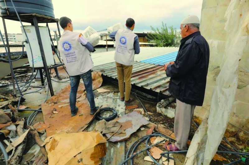 جانب من المساعدات السابقة 