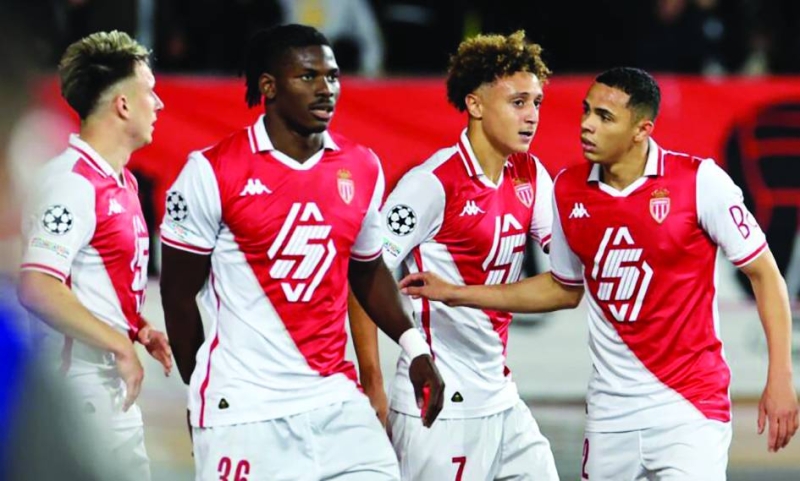 لاعبو فريق موناكو