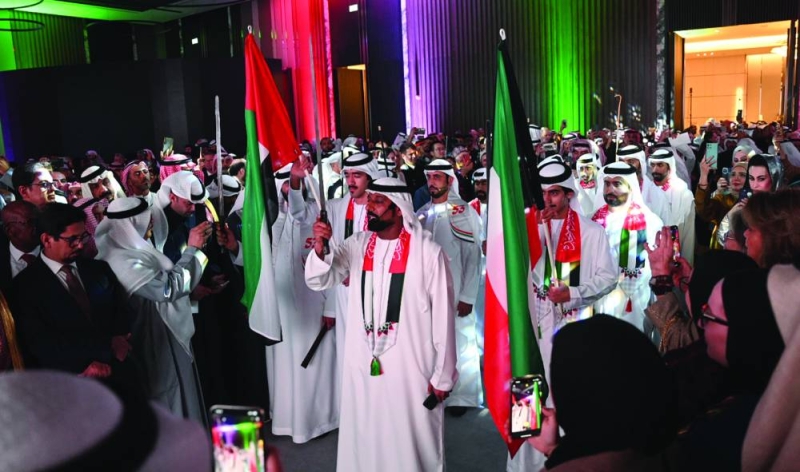 فقرة استعراضية خلال الحفل 