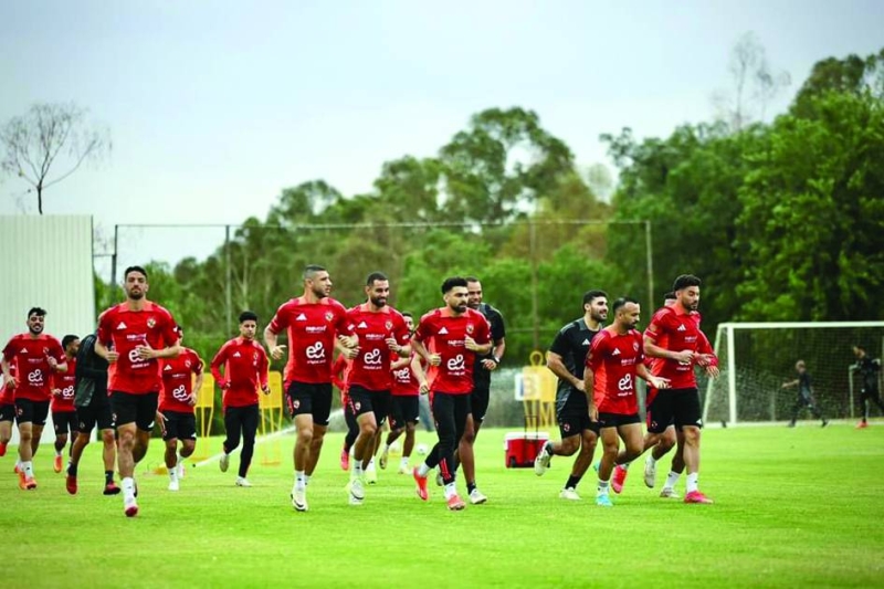 لاعبو الأهلي المصري