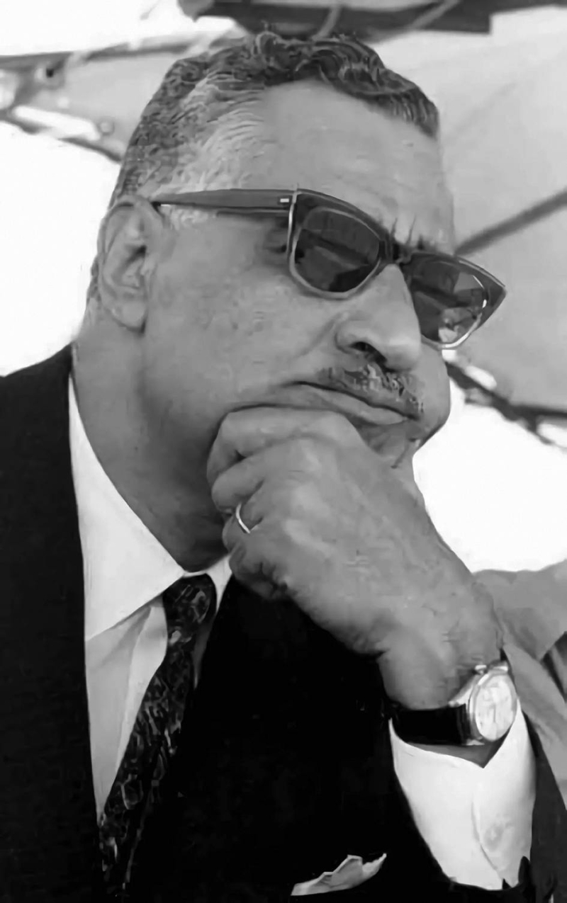 الساعة في يد جمال عبدالناصر