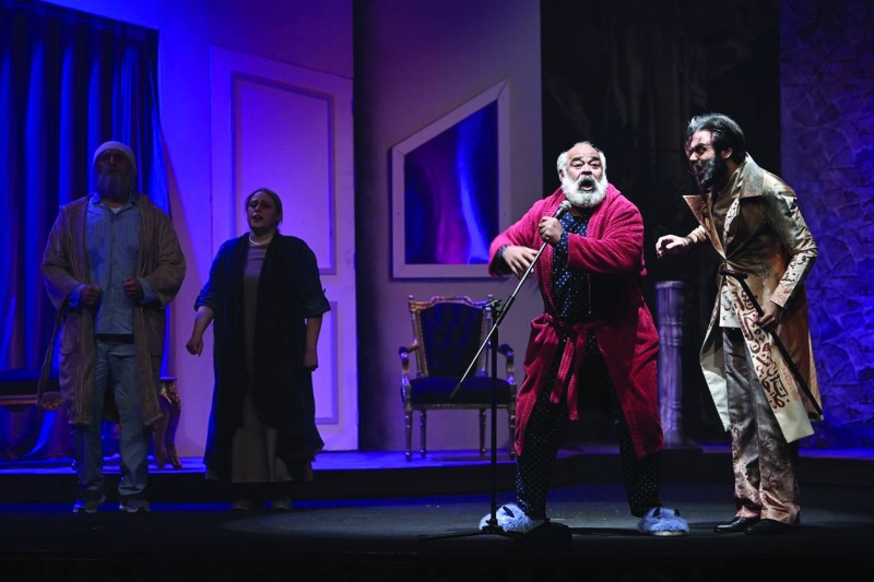 من العرض المسرحي