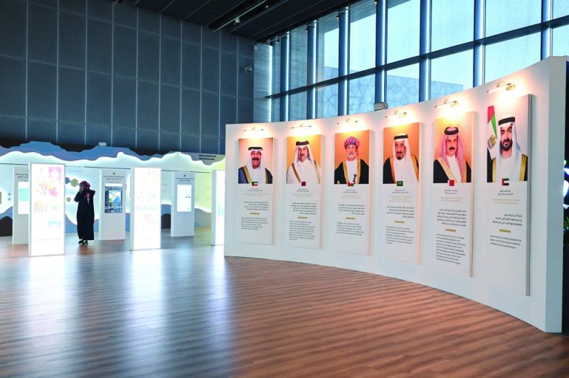 قادة المجلس في جناح الأمانة 