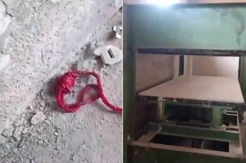 مكبس الاعدام في سجن صيدنايا