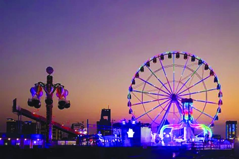 الترفيه في جزيرة المها 