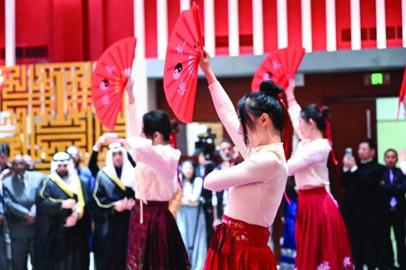 رقصة تقليدية خلال الحفل