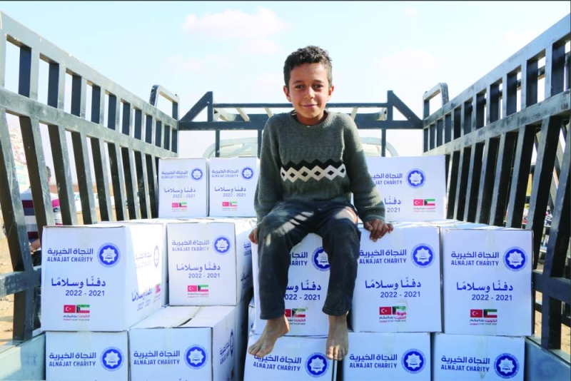 من حملة «دفئا وسلاما» 