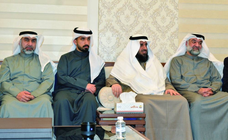 شافي العجمي وأمين عام جمعية الإصلاح حمد العلي 