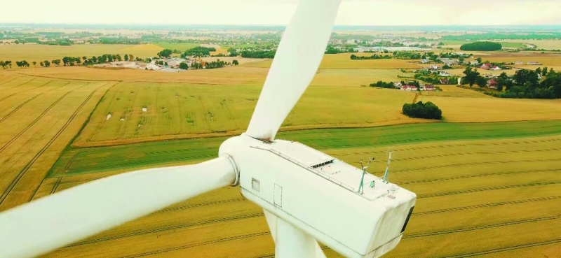 لقطة جوية لأحد مشاريع الصندوق الزراعية في إحدى الدول