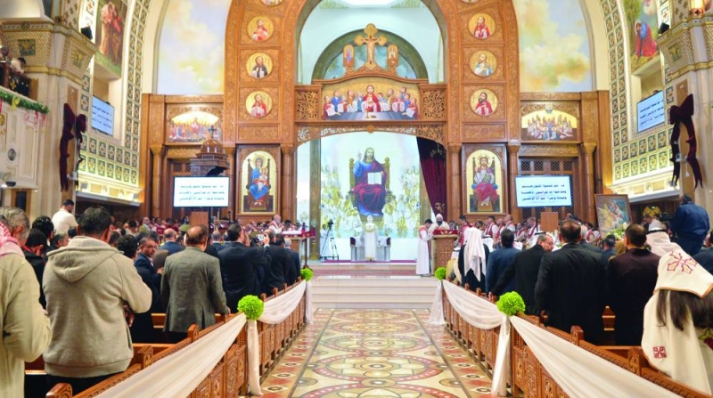 


حضور لافت خلال القداس 