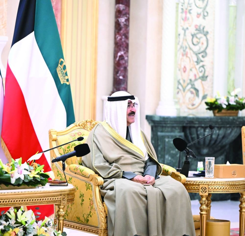 


صاحب السمو خلال الاستقبال 