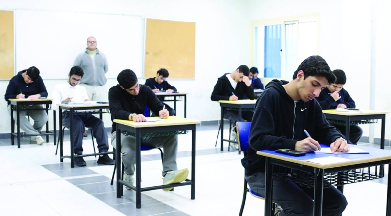 من اختبارات أمس