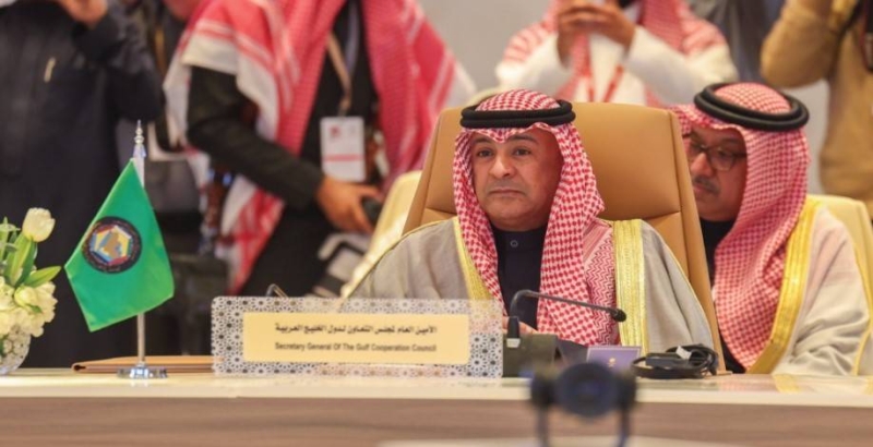 البديوي خلال مشاركته في اجتماع الرياض في شأن سورية