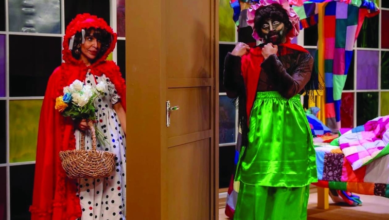 السعدون والنبهان في أحد المشاهد 