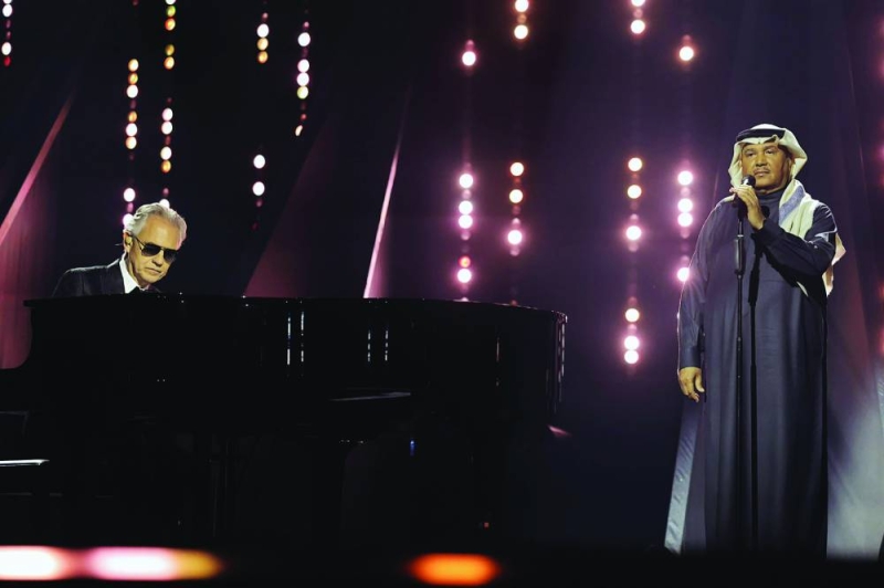 


محمد عبده وأندريا بوتشيلي 