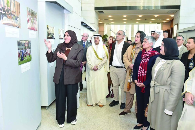 الأحمد ومواني والجسار في جولة على هامش الاحتفال