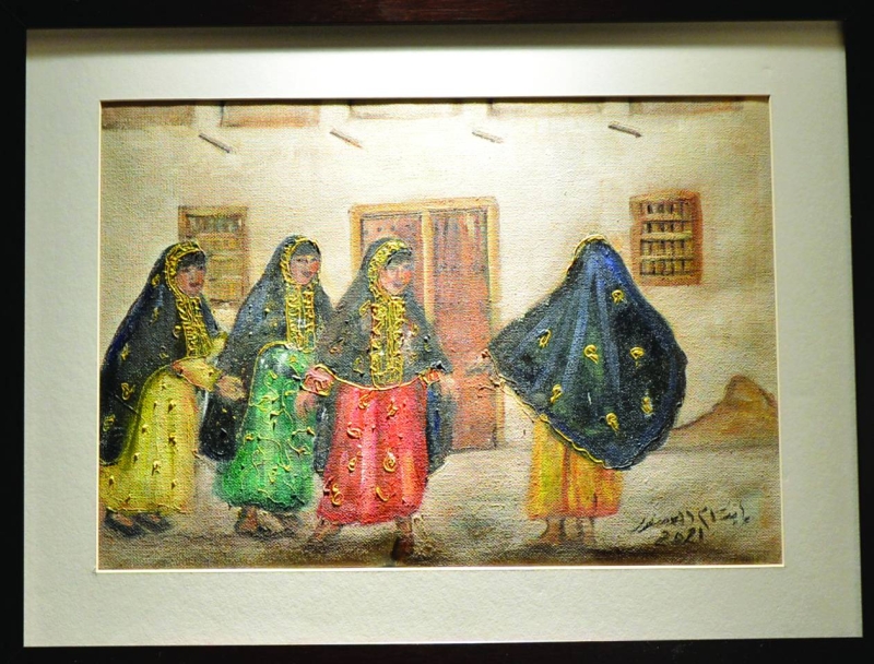 لعبة «اللقصة» في لوحة