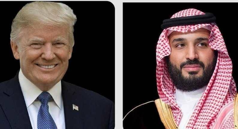 الأمير محمد بن سلمان ودونالد ترامب 
