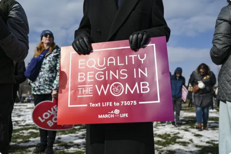 مسيرة في واشنطن لمناهضة الإجهاض (أرشيفية)