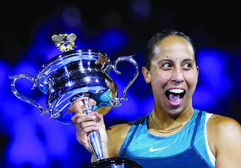 


ماديسون كيز متوجة باللقب	 (رويترز) 