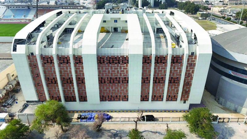 مجمع صالات الألعاب الفردية والجماعية بنادي كاظمة 