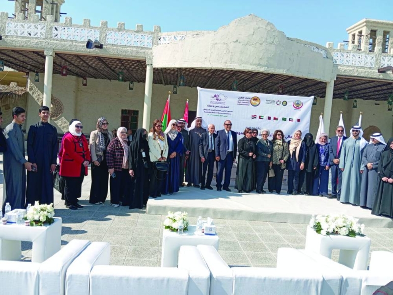 جانب من المشاركين في الأسبوع الخليجي