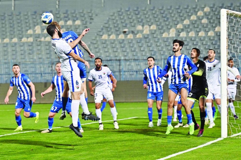 من مباراة الشباب والجهراء