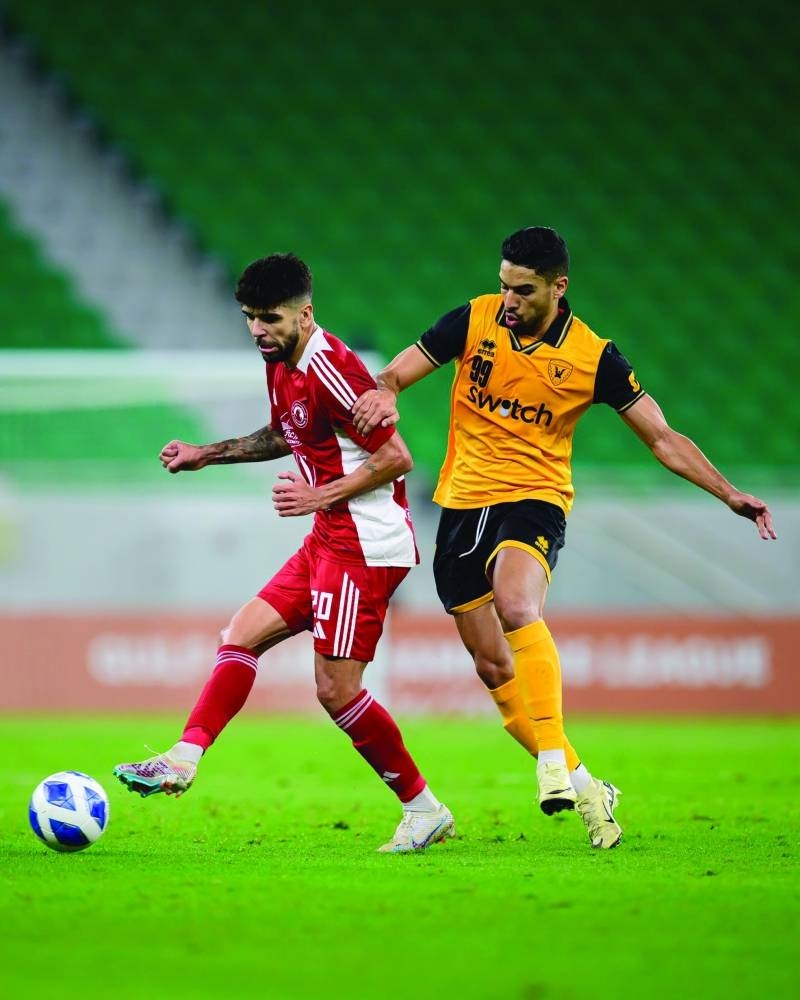 من لقاء الذهاب بين القادسية والعربي القطري