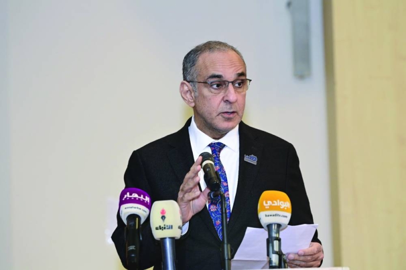 محمد الجسار متحدثاً