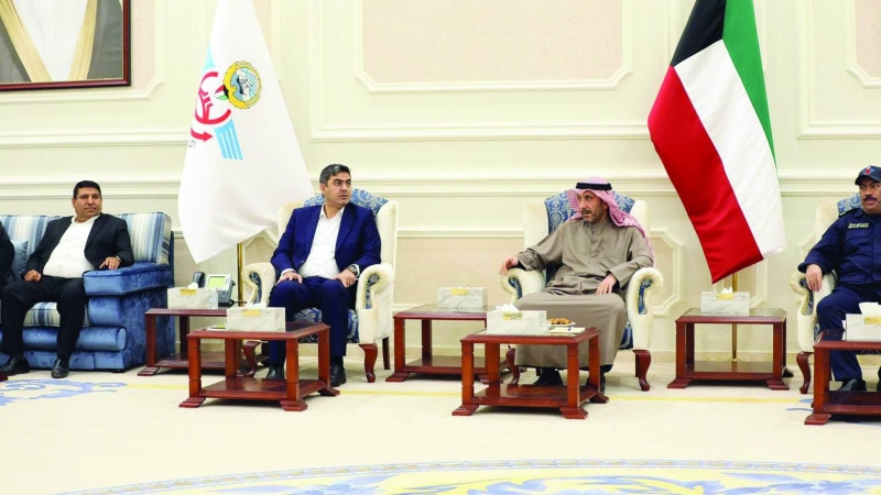 مدير «الجمارك» خلال استقباله وفد الملحق التجاري الإيراني