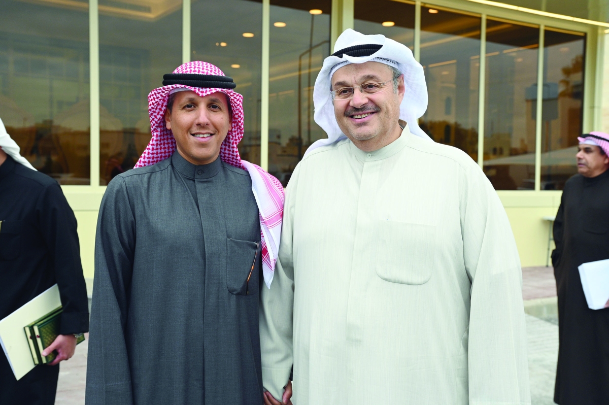 الوزير الوسمي ورئيس التحرير الزميل وليد الجاسم 